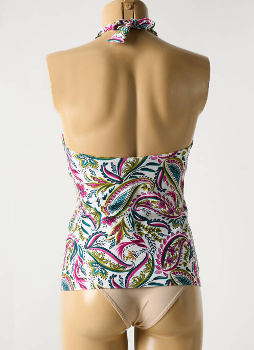 Top de bain imprimé cachemire violet CYELL femme