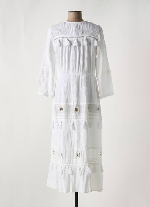Robe de plage blanc CYELL pour femme