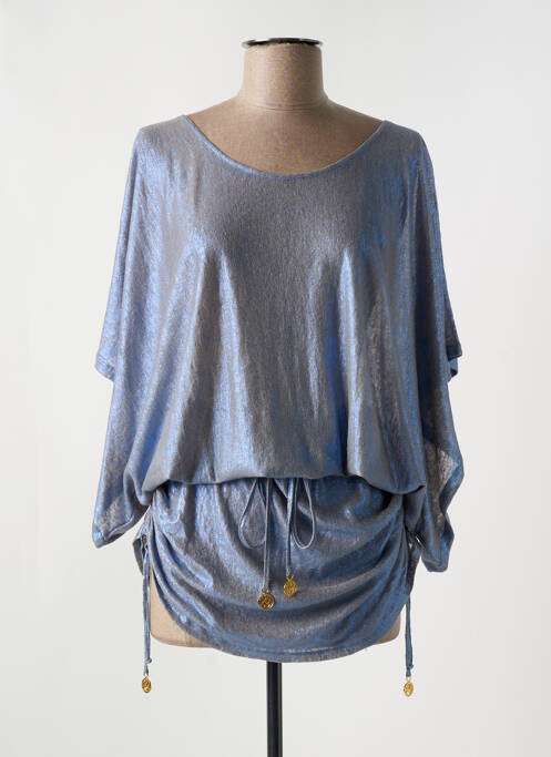 Robe de plage bleu LULI FAMA pour femme