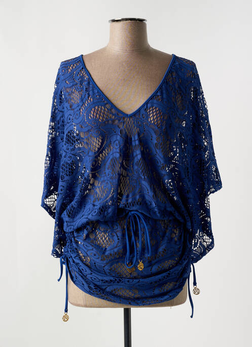 Robe de plage bleu LULI FAMA pour femme