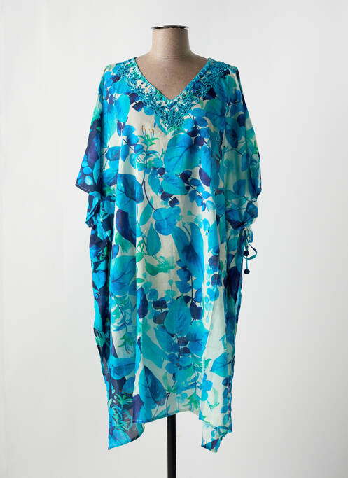 Robe de plage bleu MIRADONNA pour femme