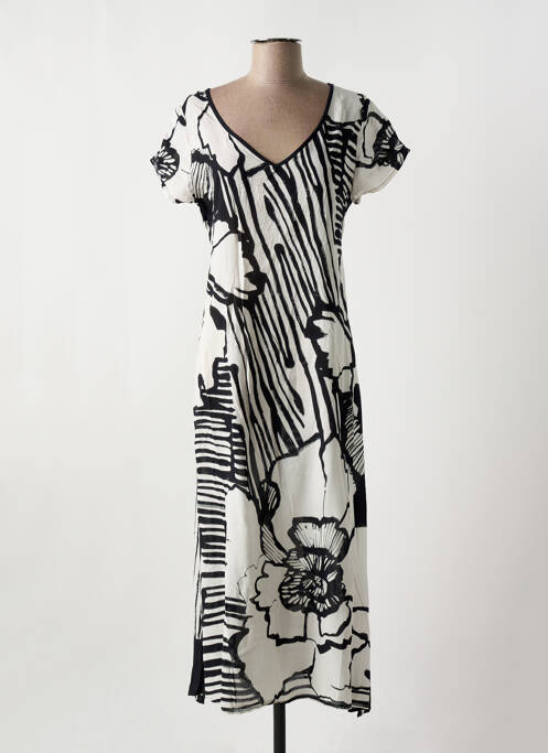 Robe de plage noir MIRADONNA pour femme