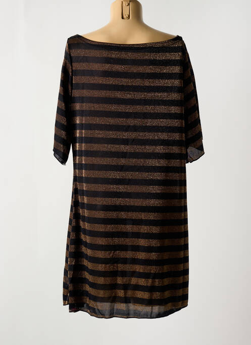 Robe de plage noir MIRADONNA pour femme