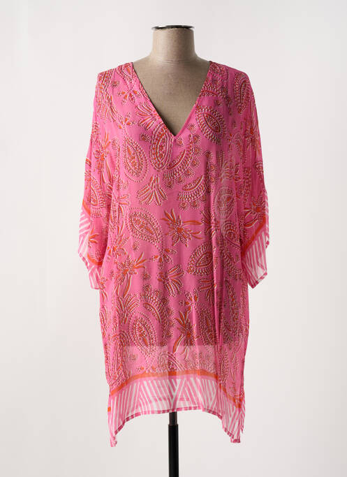 Robe de plage rose CYELL pour femme