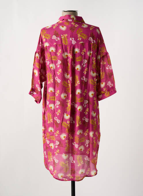 Robe mi-longue rose CYELL pour femme