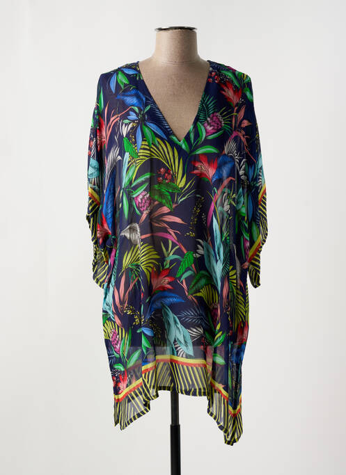 Tunique manches courtes bleu CYELL pour femme