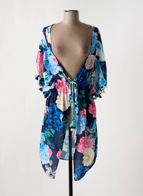 Veste kimono bleu MILONGA pour femme