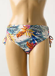 Bas de maillot de bain imprimé tie and dye culotte jaune CYELL femme