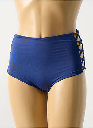 Bas de maillot de bain stretch culotte bleu MALAI femme