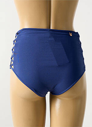 Bas de maillot de bain stretch culotte bleu MALAI femme