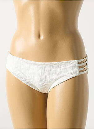 Bas de maillot de bain stretch culotte beige MILONGA femme