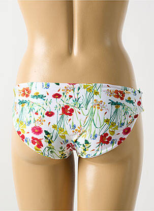 Bas de maillot de bain imprimé fleurs culotte rouge MILONGA femme