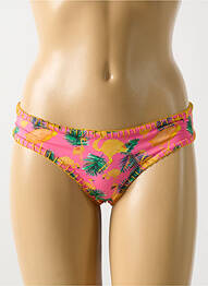 Bas de maillot de bain imprimé tie and dye culotte rose PALMACEA femme