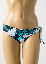 Bas de maillot de bain imprimé tie and dye culotte bleu MALAI femme
