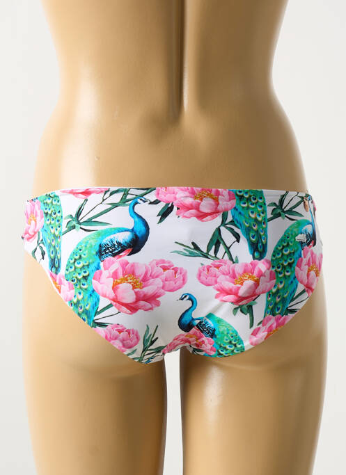 Bas de maillot de bain blanc MALAI pour femme