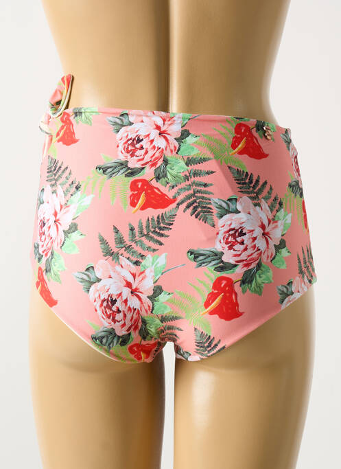 Bas de maillot de bain rose MALAI pour femme