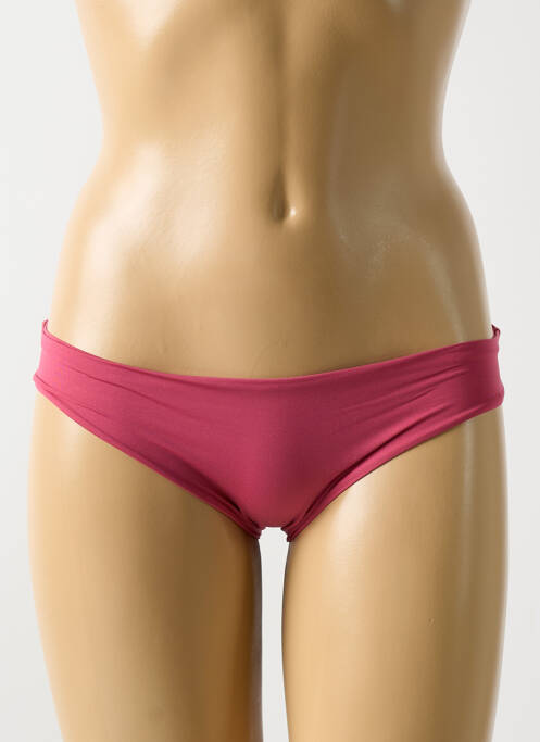Bas de maillot de bain rose MALAI pour femme