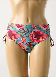 Bas de maillot de bain imprimé fleurs culotte rose CYELL femme