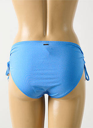 Bas de maillot de bain tissage satiné culotte bleu CYELL femme