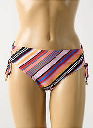 Bas de maillot de bain imprimé fleurs culotte rose CYELL femme