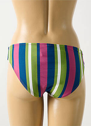 Bas de maillot de bain tissage satiné culotte vert CYELL femme