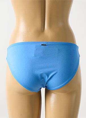 Bas de maillot de bain tissage satiné culotte bleu CYELL femme