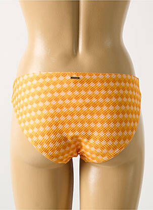 Bas de maillot de bain imprimé fantaisie culotte orange CYELL femme