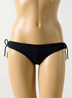 Bas de maillot de bain fermeture liens à nouer bikini noir CYELL femme