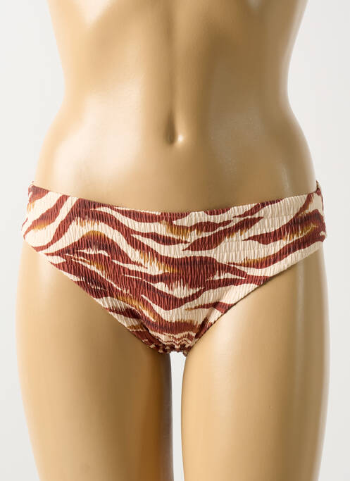 Bas de maillot de bain stretch culotte marron CYELL femme