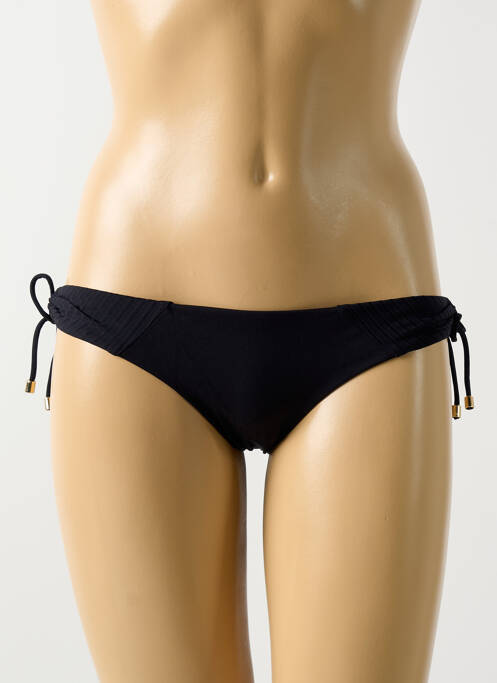 Bas de maillot de bain fermeture liens à nouer bikini noir CYELL femme