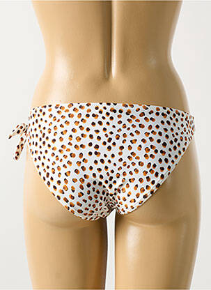 Bas de maillot de bain fermeture liens à nouer culotte beige CYELL femme