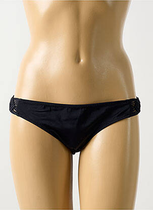 Bas de maillot de bain tissage satiné culotte noir PHAX femme