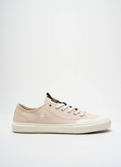 Baskets beige G STAR pour homme
