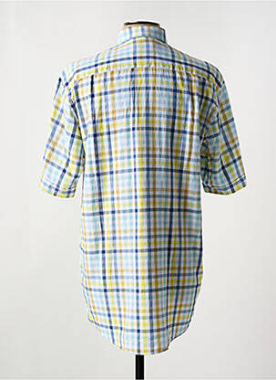 Chemise manches courtes poches bleu REDMOND homme