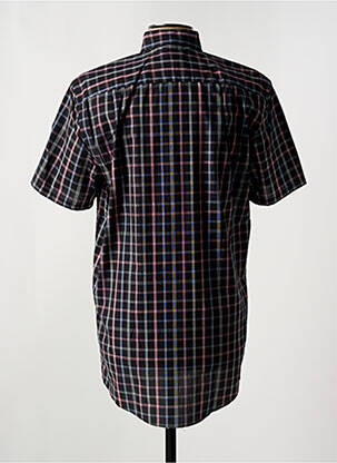Chemise manches courtes poches noir REDMOND homme