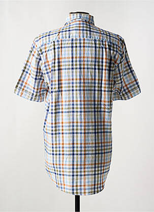 Chemise manches courtes poches bleu REDMOND homme