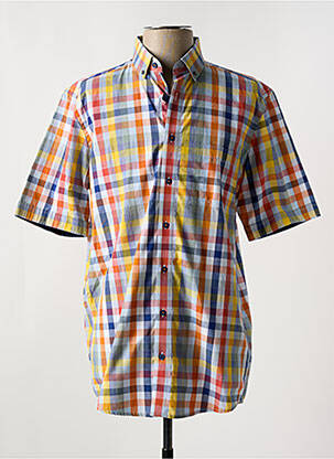 Chemise manches courtes poches orange REDMOND homme