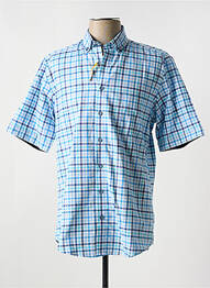 Chemise manches courtes poches bleu REDMOND homme