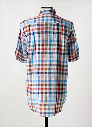 Chemise manches courtes poches bleu REDMOND homme