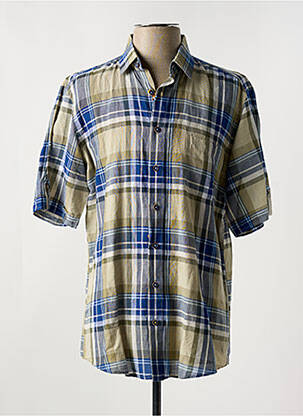 Chemise manches courtes poches vert REDMOND homme