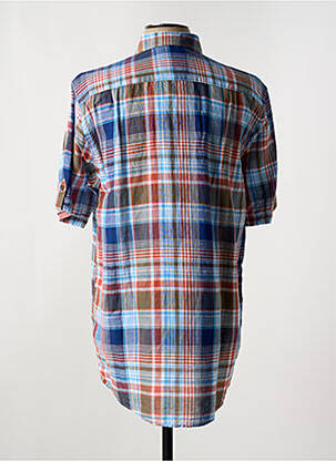 Chemise manches courtes poches bleu REDMOND homme