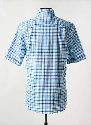 Chemise manches courtes poches bleu REDMOND homme