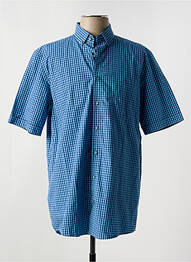 Chemise manches courtes poches bleu REDMOND homme