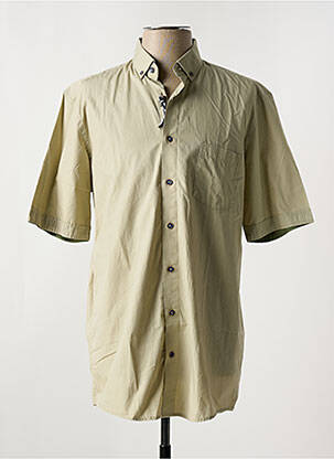 Chemise manches courtes coupe cintrée vert REDMOND homme
