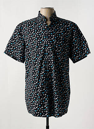 Chemise manches courtes poches noir REDMOND homme