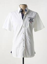 Chemise manches courtes coupe cintrée blanc RUCKFIELD homme