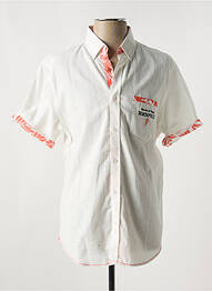 Chemise manches courtes poches blanc RUCKFIELD homme