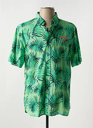 Chemise manches courtes imprimé tie and dye vert RUCKFIELD homme