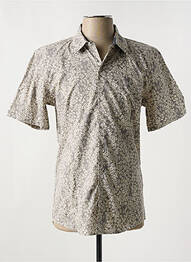 Chemise manches courtes coupe cintrée gris NUMEROLOGIE homme