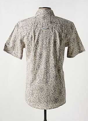 Chemise manches courtes coupe cintrée gris NUMEROLOGIE homme